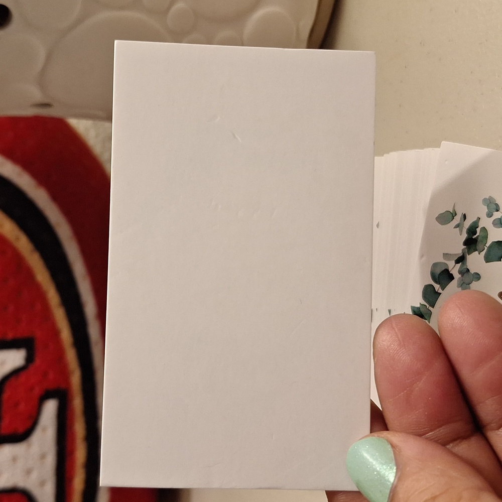 🦋LAST ONE 550ct - 50 Thank You Cards +500Thank You Stickers 3.5 x 2.1 - Picture 4 of 6